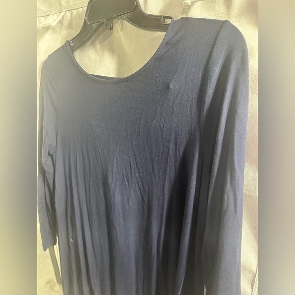 Lilly Pulitzer Ophelia Womens Long‎ Sleeve Knee Length Knit Blue Dress Size M - Picture 7 of 9